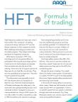 HFT as Formula 1 of trading