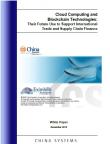 Cloud Computing and Blockchain Technologies: Their Future Use to Support International Trade and Supply Chain Finance