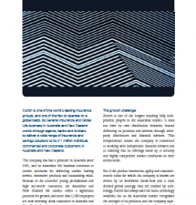 pControl Helps to Optimise Processes at Zurich Financial Services Australia