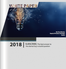 Subscribe; The best answer to the eternal buy vs build question